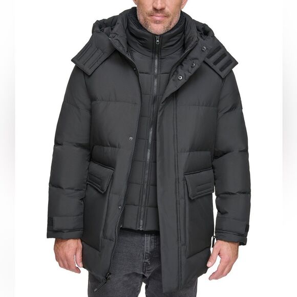 Was Andrew Marc Oswego Duvet Quilted Parka Coat Size XL - Picture 1 of 14